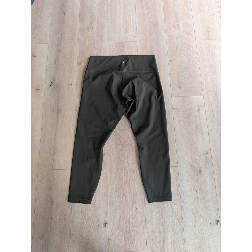 Lululemon Wunder Under High Rise Tight 25" Full On Luxtreme Dark Olive Womens 16